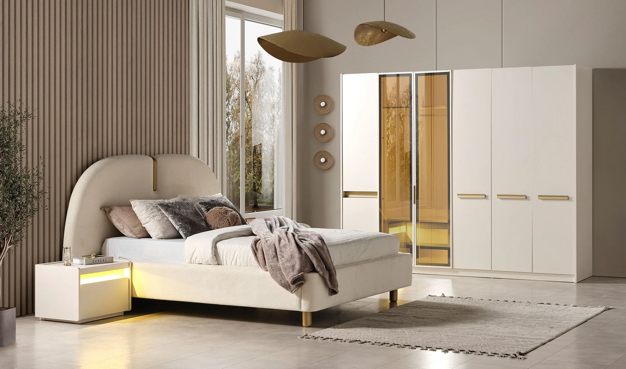 Hennes 6 Kapılı Yatak Odası - New Reflekte