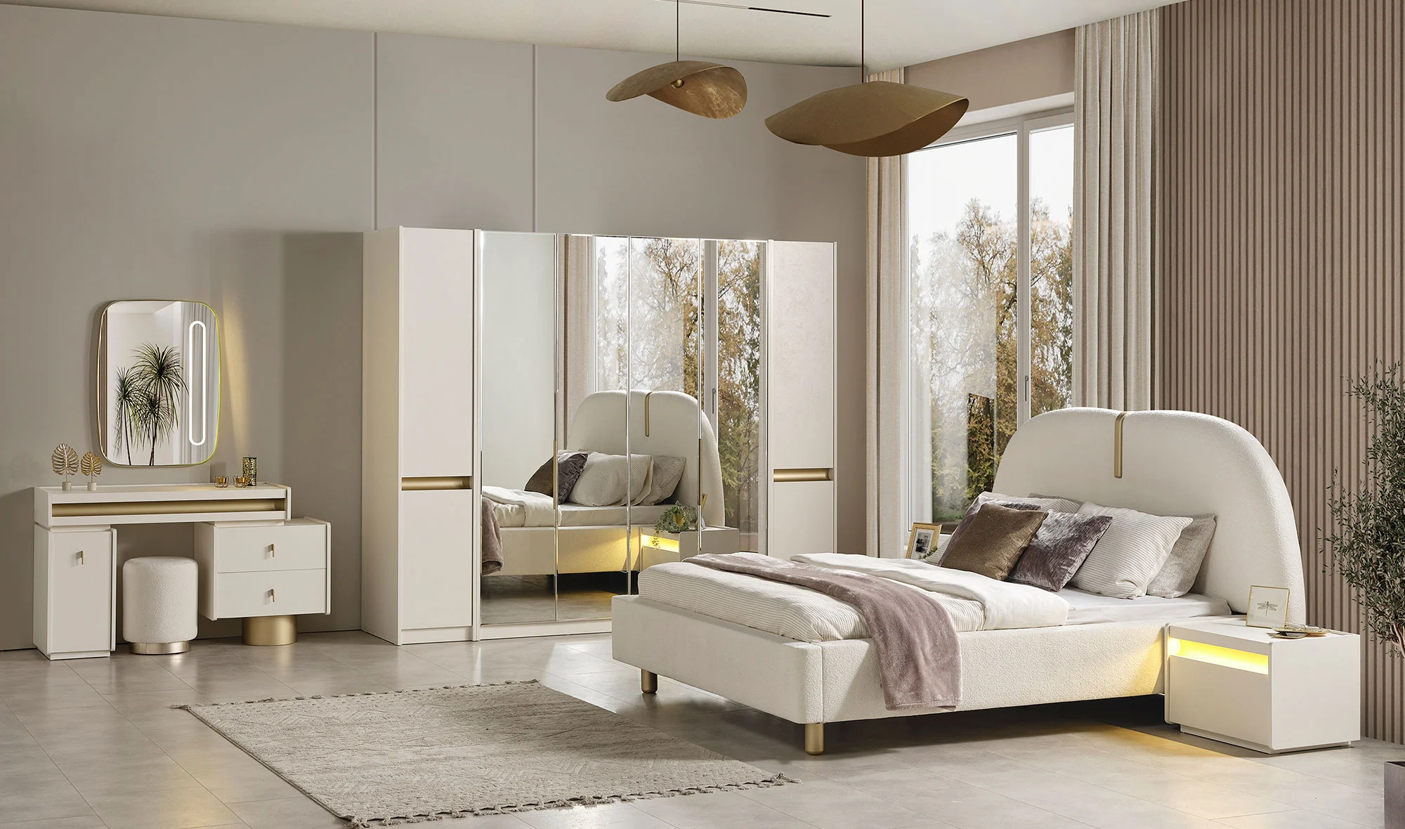 Hennes Yatak Odası - 6 Kapılı