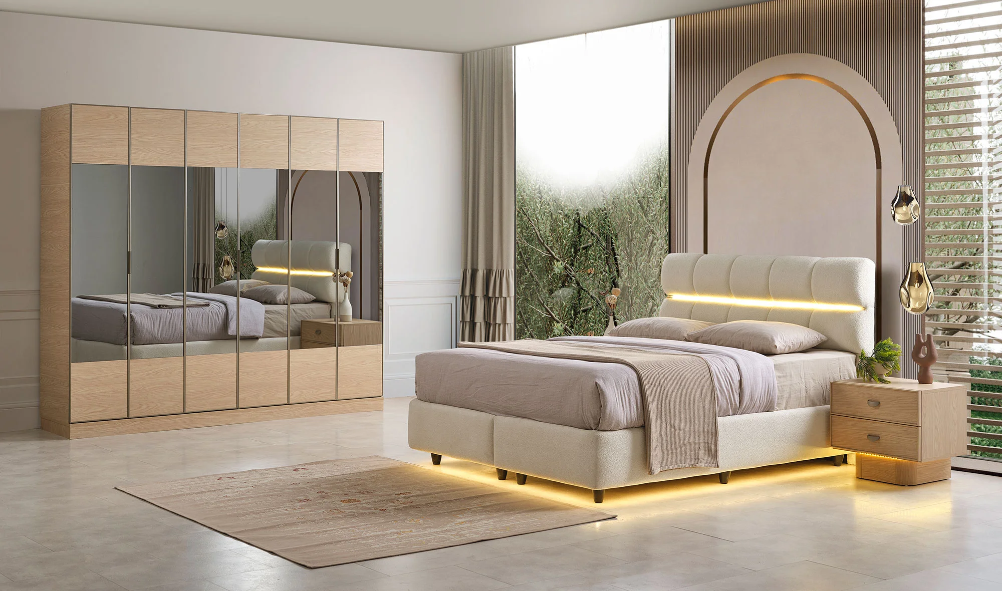 Keops Mdf Yatak Odası