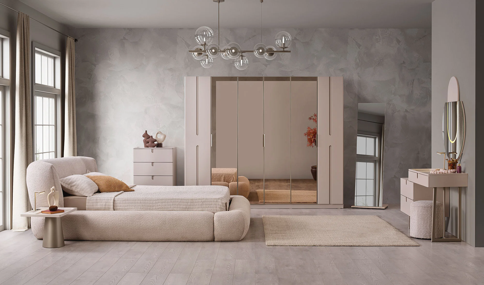 Liberty Bazalı Yatak Odası