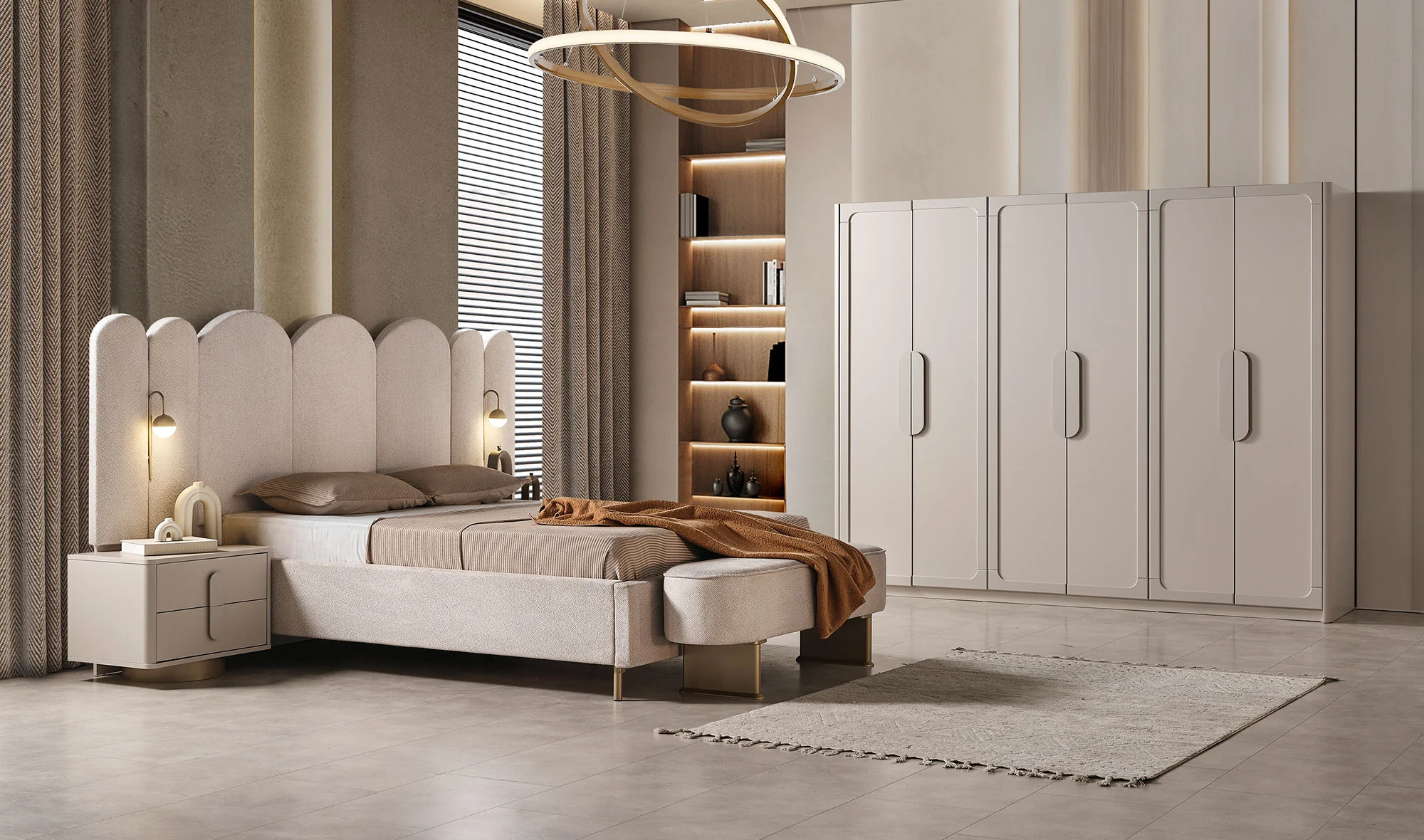 Listra Bazal? Yatak Odası - Mobilya Kapakl?