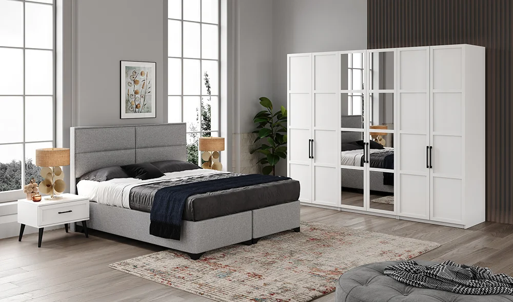 Liya Yatak Odası - Beyaz