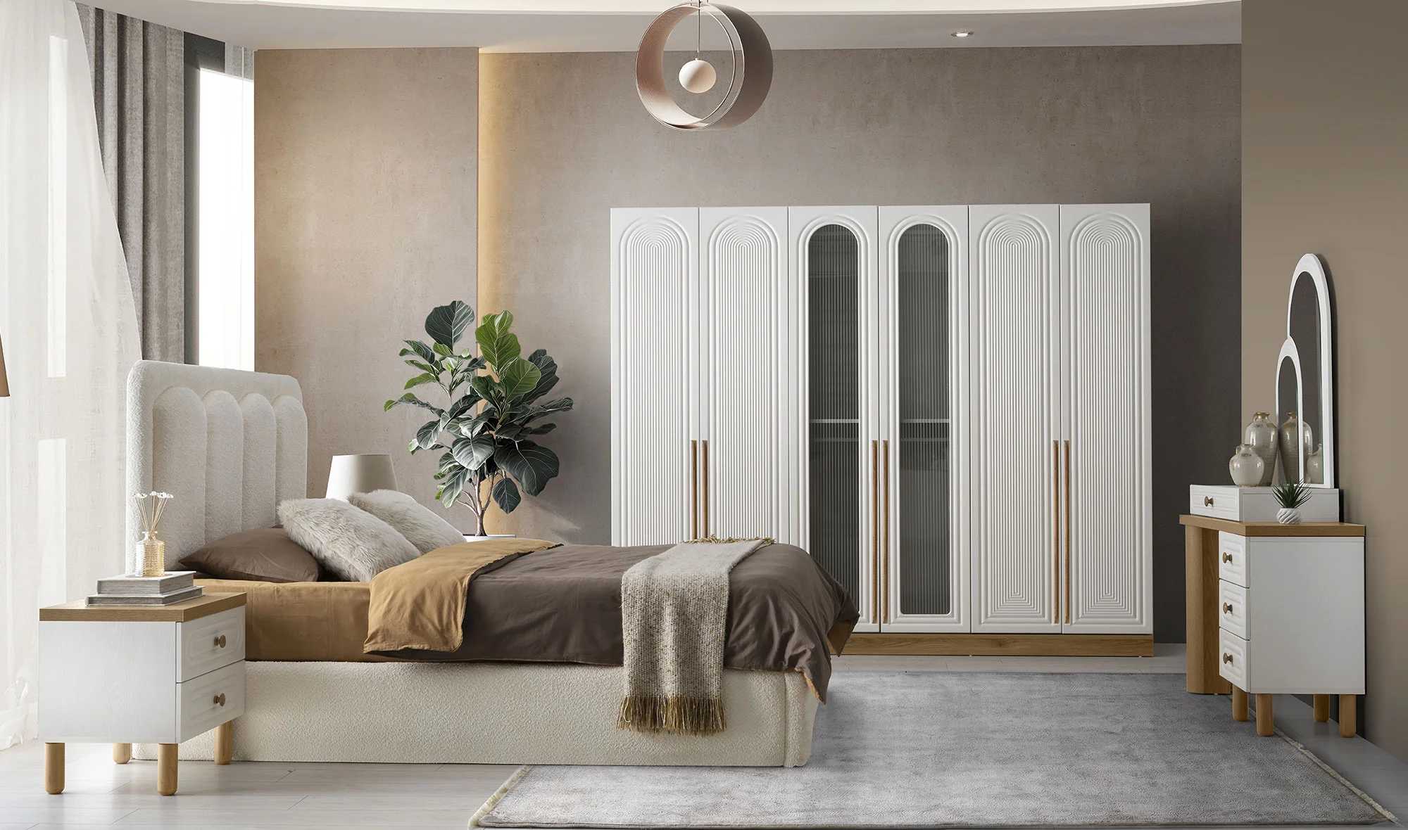 Loft Mdf Yatak Odası