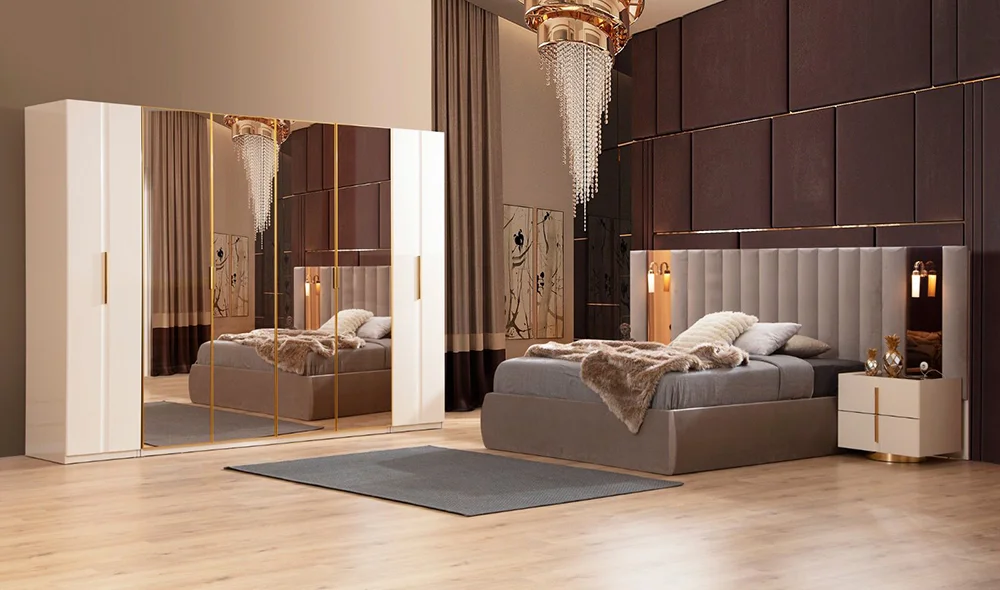 Minar Bazalı Yatak Odası