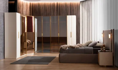 Minar Bazalı Köşe Yatak Odası