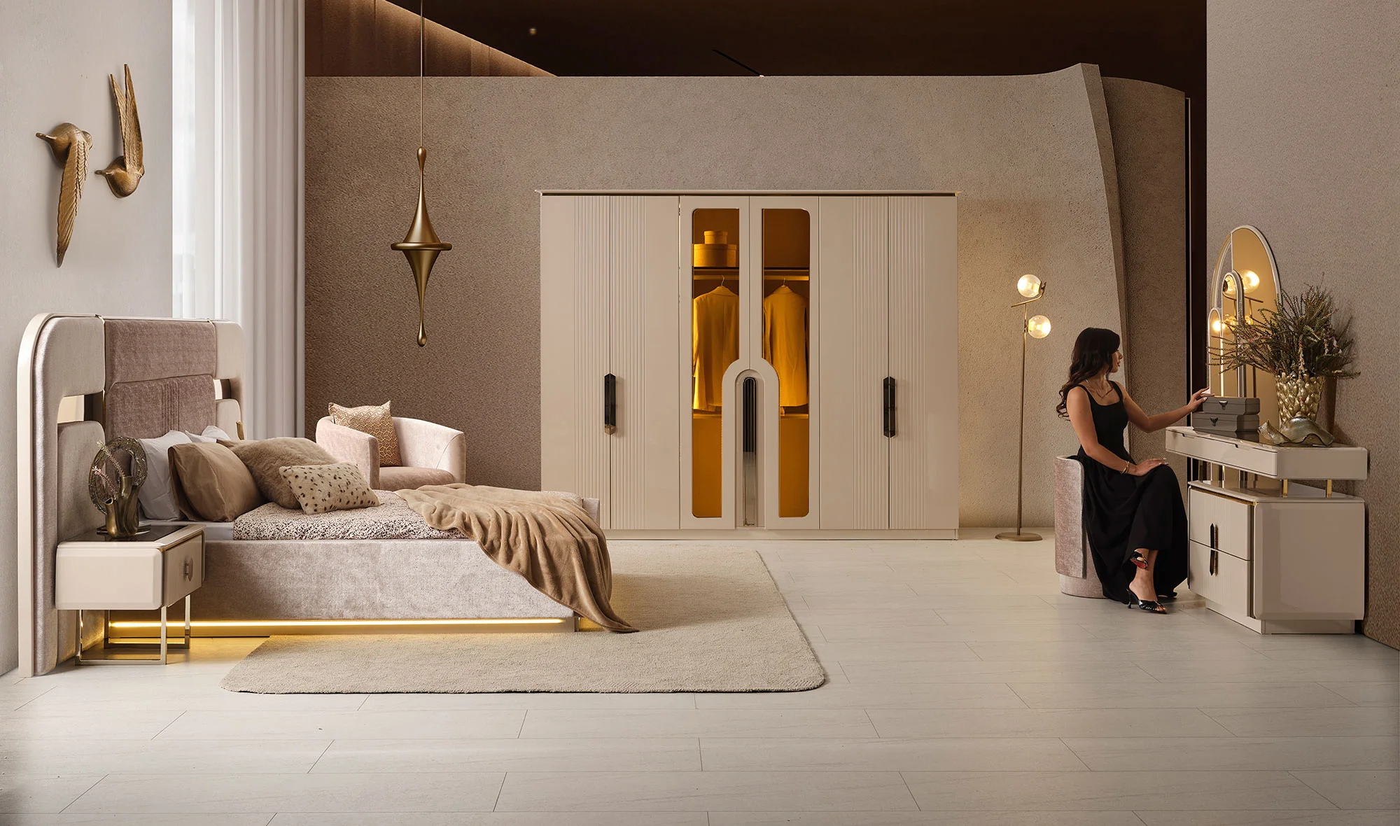 Misis Bazal? Yatak Odası