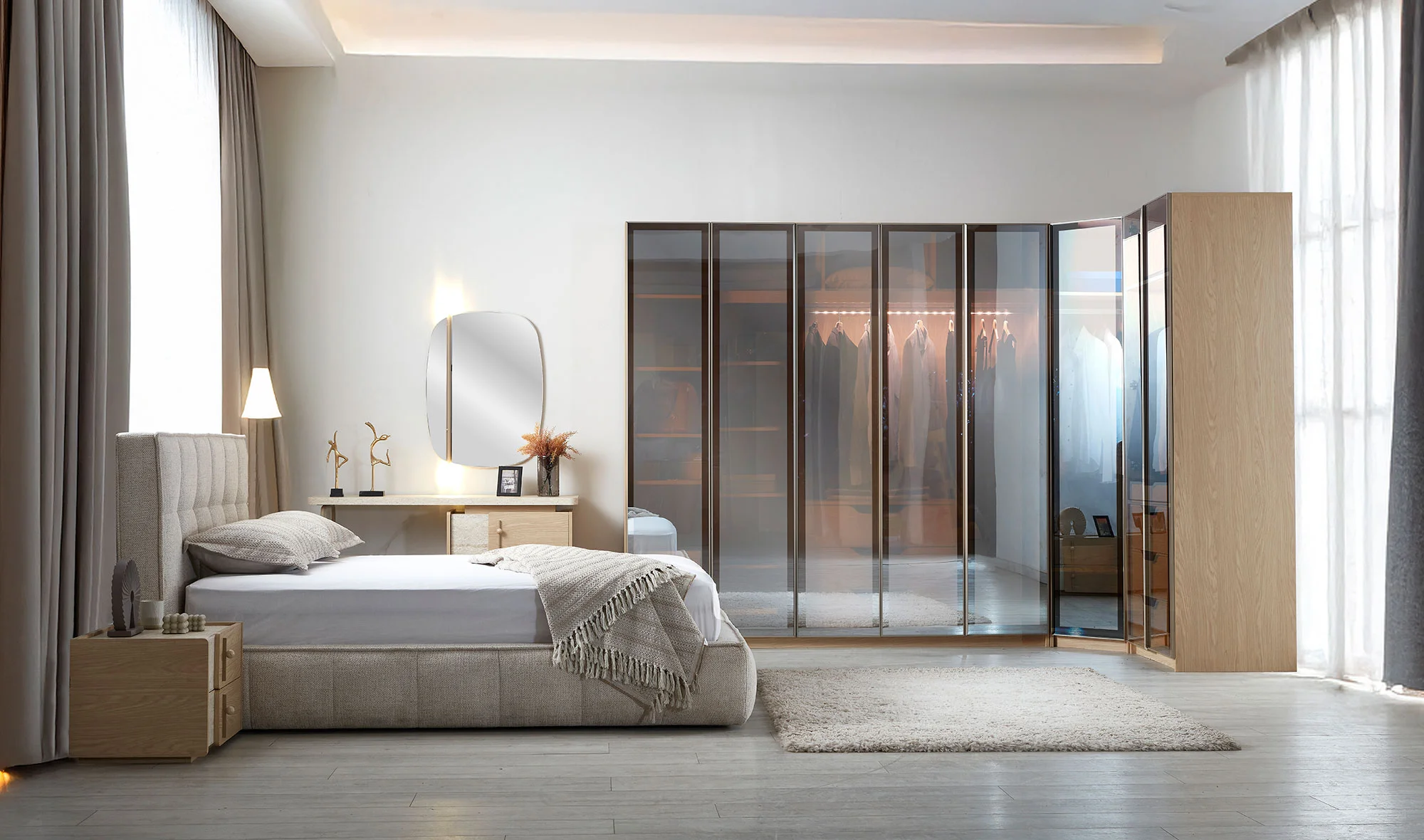 Nido Bazal? Yatak Odası - Köşe Dolapl?