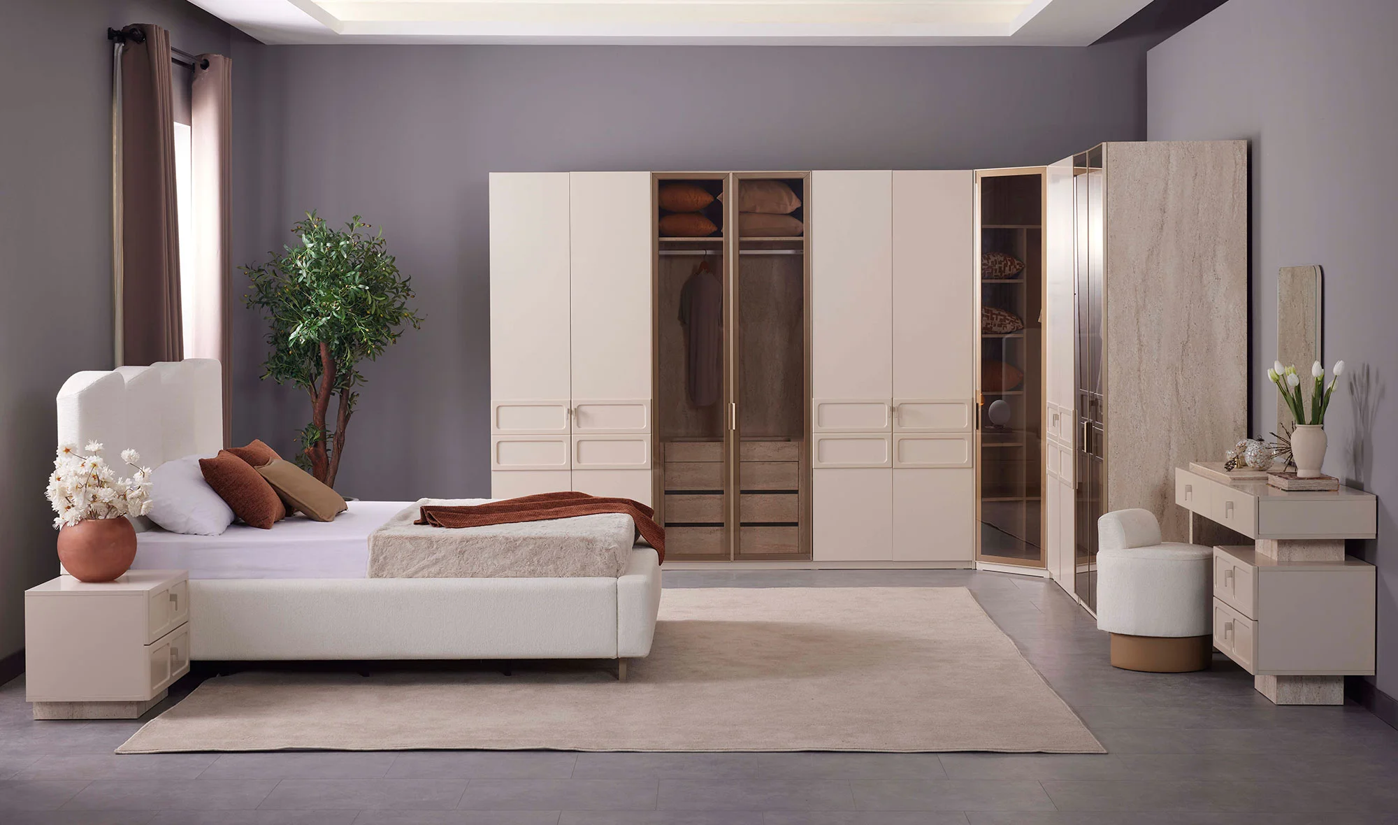 Nita Bazal? Yatak Odası - Köşe Dolapl?