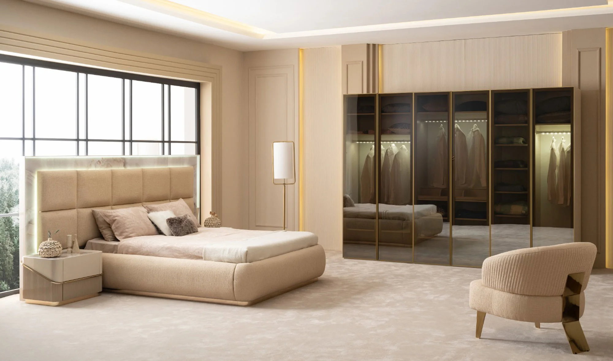 Parma Bazal? Yatak Odası