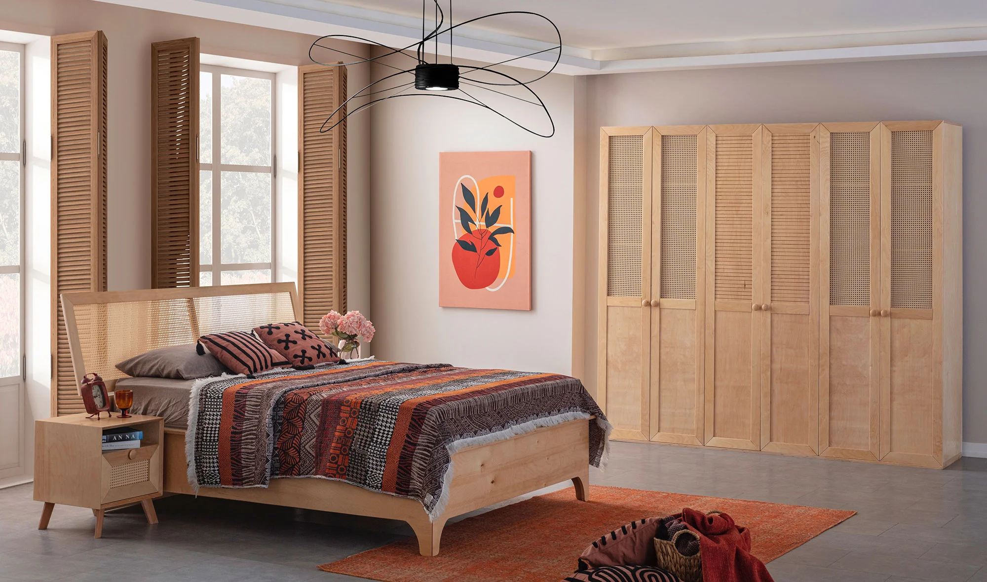 ?sviçre Bazal? Yatak Odası - Me?e