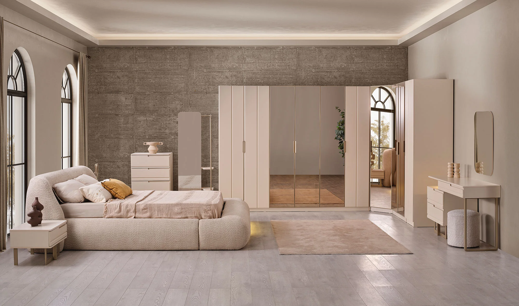 Venezia Bazal? Yatak Odası - Köşe Dolapl?