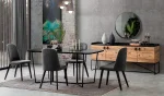 Konsol + Yemek masası + 6 sandalye