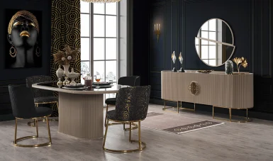 Crown Yemek Odası - Cappuccino