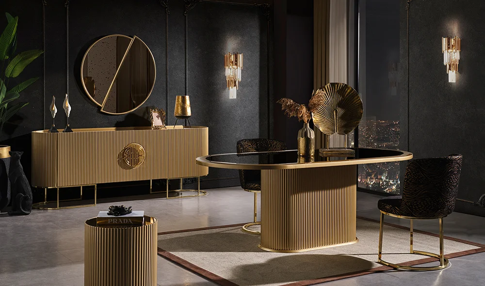 Crown Yemek Odası - Gold