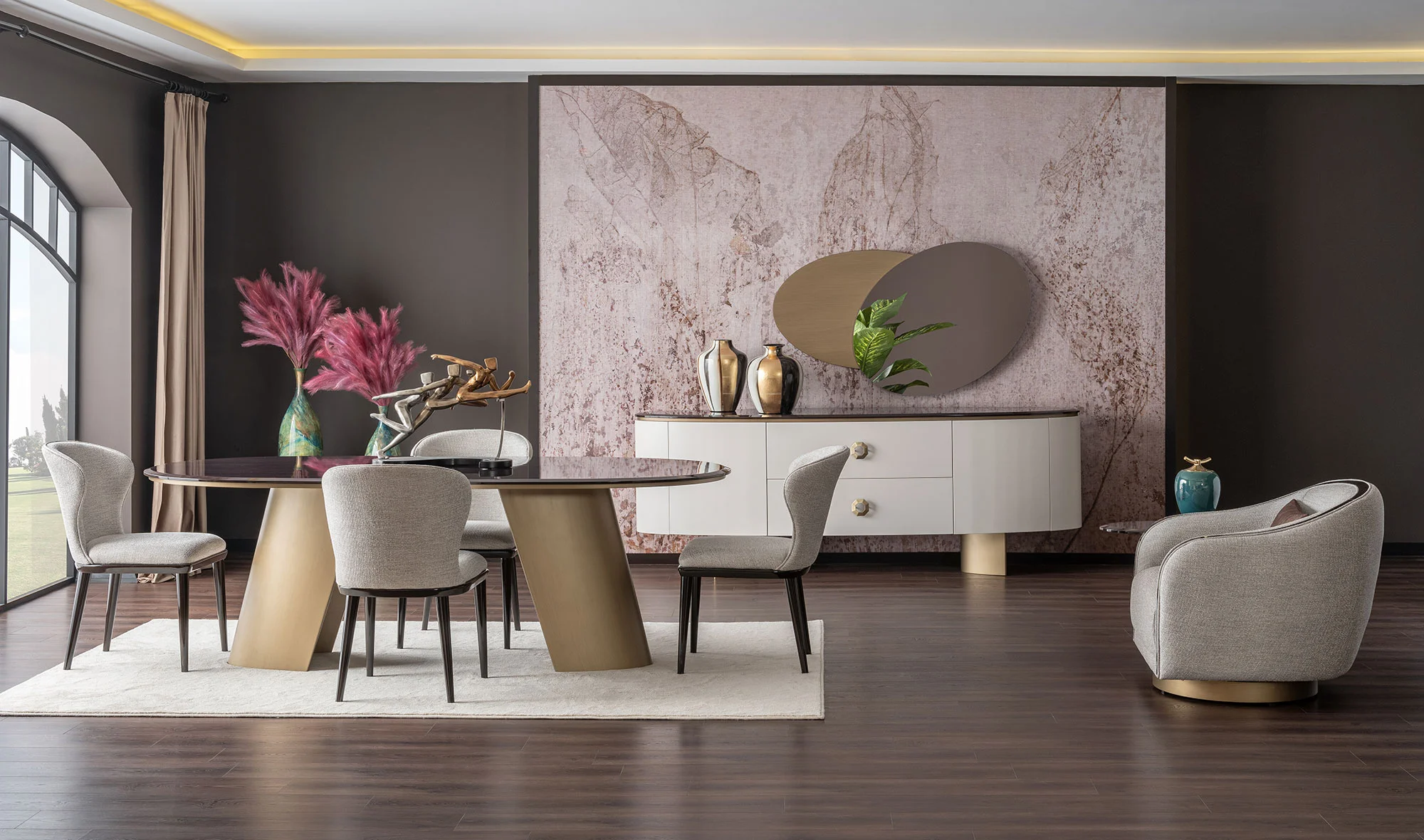 Elexus Yemek Odası - Abanoz