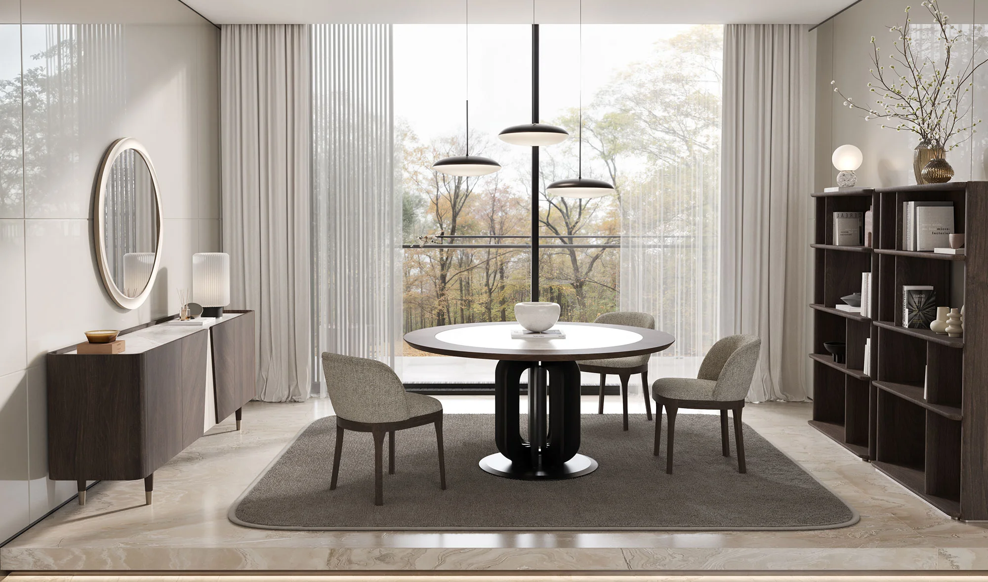 Havana Yemek Odası - Yuvarlak Masa