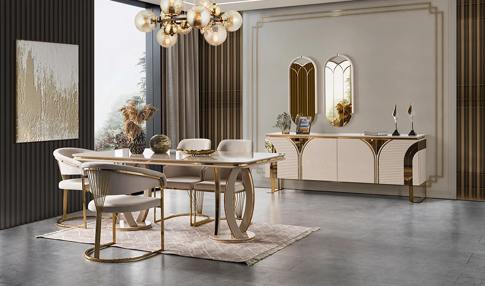 Hessen Yemek Odası - Krem