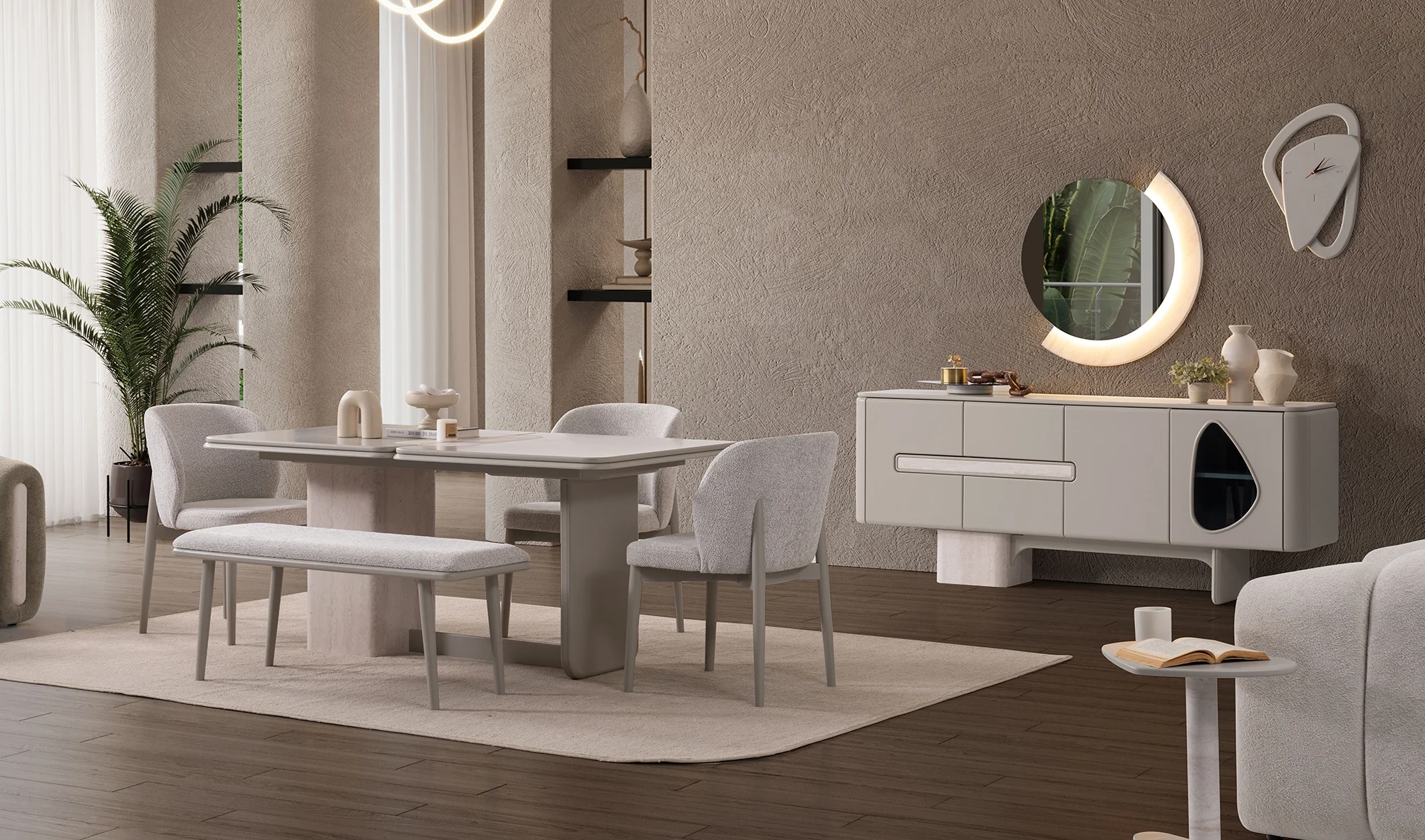 Jacob Yemek Odası - Bej