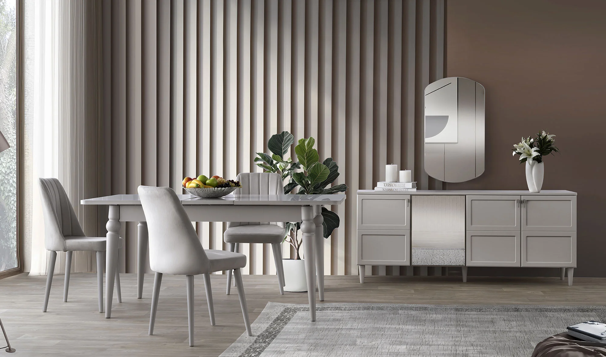 Lavaro Mdf Yemek Odası