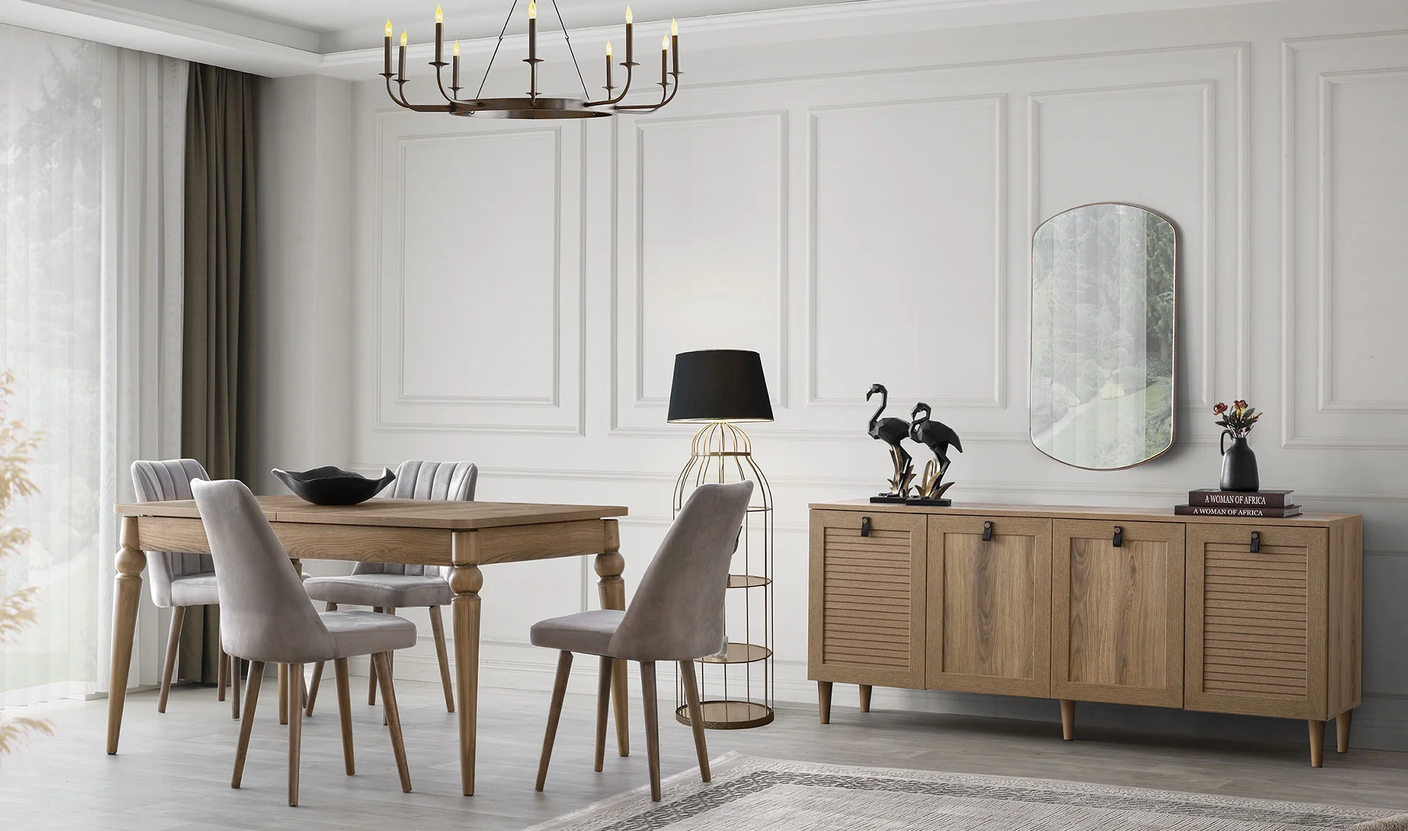 Linear Mdf Yemek Odası