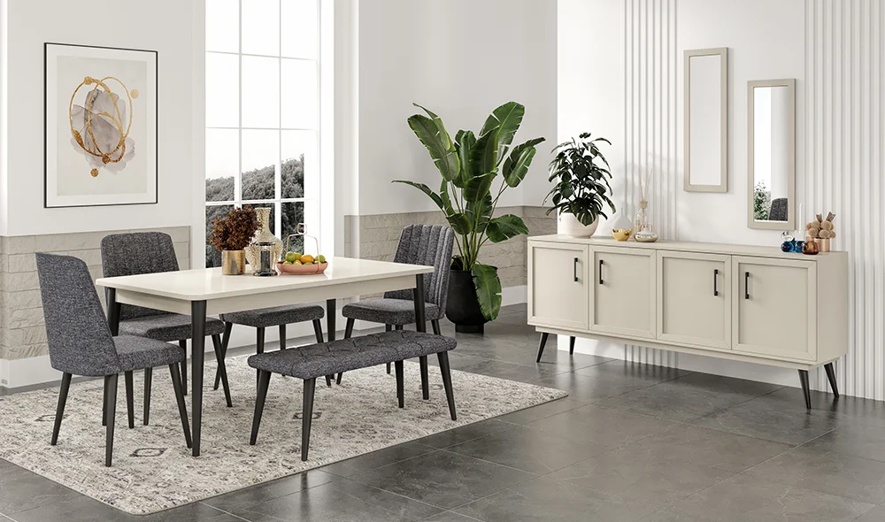 Liya Yemek Odası - Bej