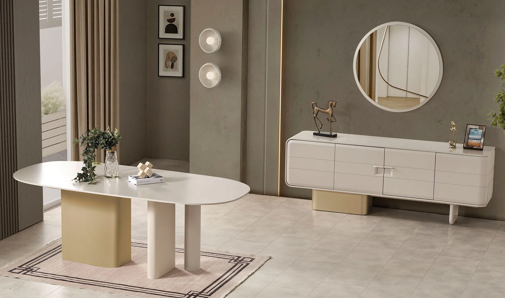 Maison Yemek Odası - Gold