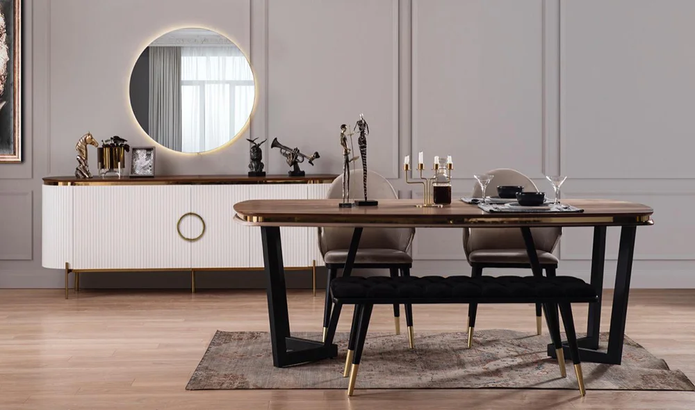 Mood Ekru Yemek Odası