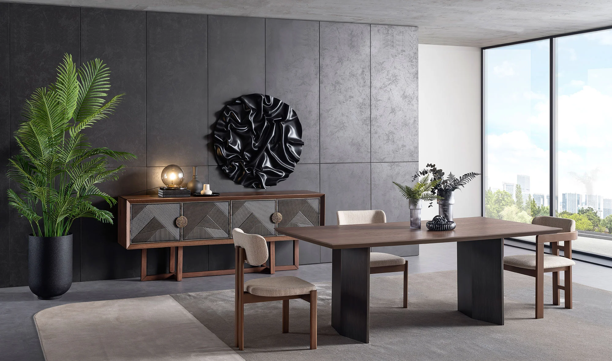 World Yemek Odası - Ceviz